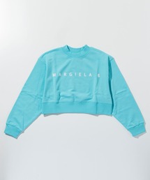 MM6 Maison Margiela（ｴﾑｴﾑｼｯｸｽ ﾒｿﾞﾝ ﾏﾙｼﾞｪﾗ）の「MM6 Maison Margiela(エムエムシックス メゾン マルジェラ)Kids & Junior ブランドロゴフーディーパーカープルオーバー（スウェット）」