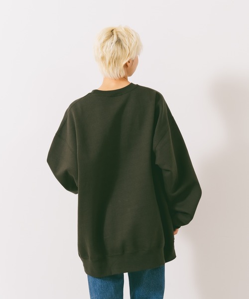 【セール】【BEN DAVIS/ベンデイヴィス】カレッジロゴ裏起毛クルーネックスウェットトレーナー（スウェット）｜BEN DAVIS（ベンデイビス）