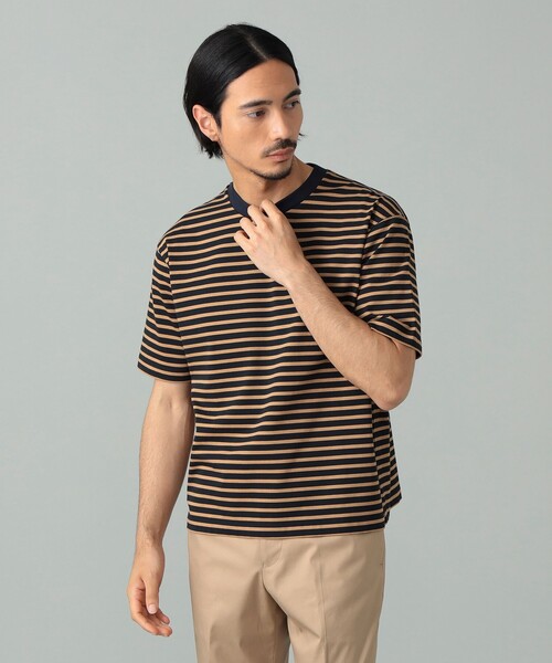 SLOANE（スローン）の「SLOANE / コットンテンジク クール Tシャツ（Tシャツ/カットソー・メンズ・ブラック/その他2/その他1/ネイビー/ホワイト/その他3/その他4・3/4/5）」の4枚目の写真