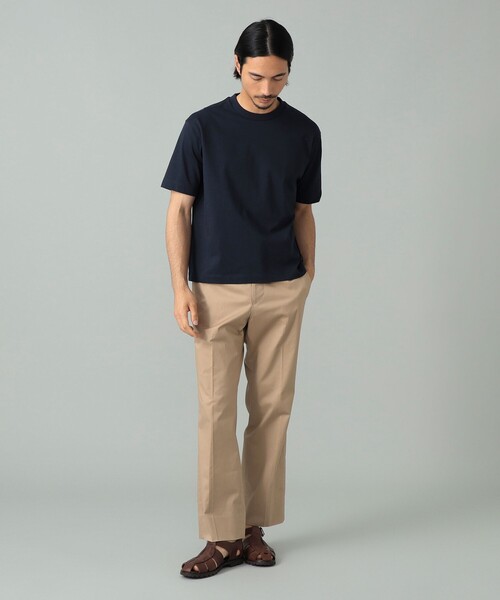 SLOANE（スローン）の「SLOANE / コットンテンジク クール Tシャツ（Tシャツ/カットソー・メンズ・ブラック/その他2/その他1/ネイビー/ホワイト/その他3/その他4・3/4/5）」の3枚目の写真