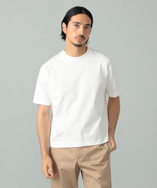 SLOANE（スローン）の「SLOANE / コットンテンジク クール Tシャツ（Tシャツ/カットソー・メンズ・ブラック/その他2/その他1/ネイビー/ホワイト/その他3/その他4・3/4/5）」の2枚目の写真