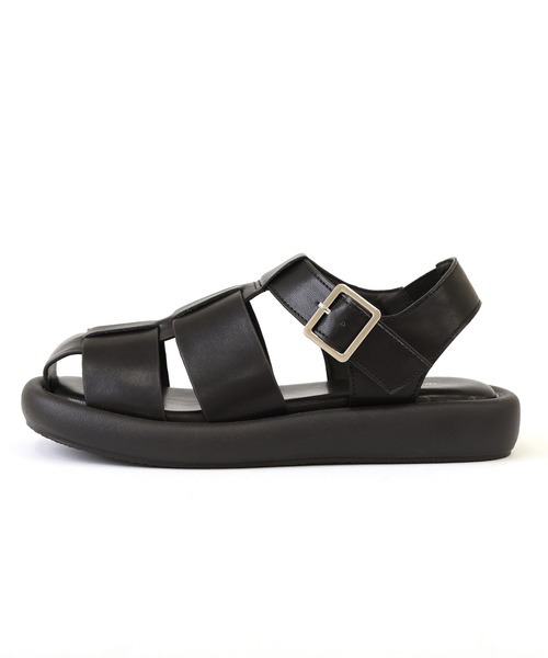 RiiiKa（リーカ）の「【RiiiKa/リーカ】厚底グルカサンダル（サンダル・レディース・アイボリー/ブラック/シルバー/イエロー・S/M/L/LL）」の7枚目の写真