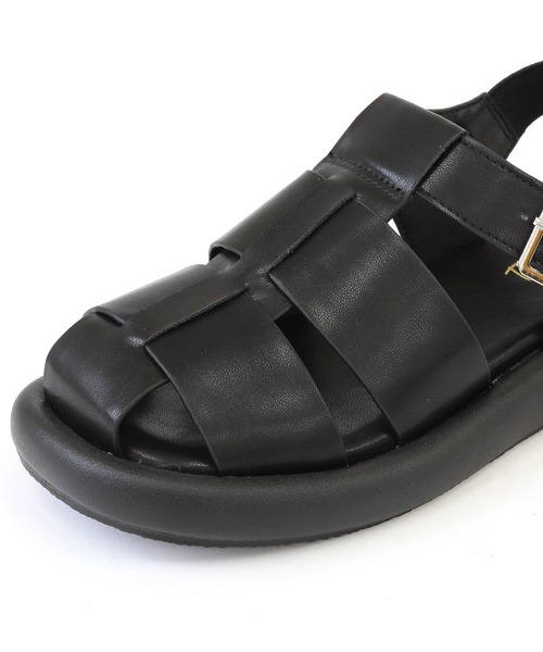 RiiiKa（リーカ）の「【RiiiKa/リーカ】厚底グルカサンダル（サンダル・レディース・アイボリー/ブラック/シルバー/イエロー・S/M/L/LL）」の10枚目の写真