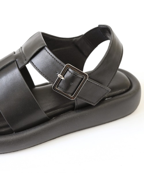 RiiiKa（リーカ）の「【RiiiKa/リーカ】厚底グルカサンダル（サンダル・レディース・アイボリー/ブラック/シルバー/イエロー・S/M/L/LL）」の11枚目の写真