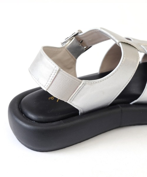 RiiiKa（リーカ）の「【RiiiKa/リーカ】厚底グルカサンダル（サンダル・レディース・アイボリー/ブラック/シルバー/イエロー・S/M/L/LL）」の19枚目の写真