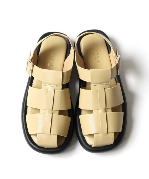 RiiiKa（リーカ）の「【RiiiKa/リーカ】厚底グルカサンダル（サンダル・レディース・アイボリー/ブラック/シルバー/イエロー・S/M/L/LL）」の20枚目の写真