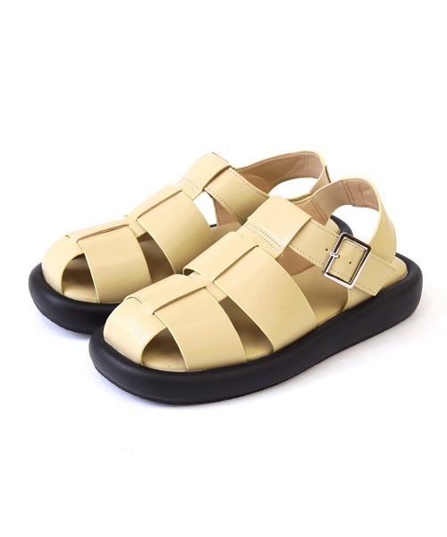 RiiiKa（リーカ）の「【RiiiKa/リーカ】厚底グルカサンダル（サンダル・レディース・アイボリー/ブラック/シルバー/イエロー・S/M/L/LL）」の21枚目の写真