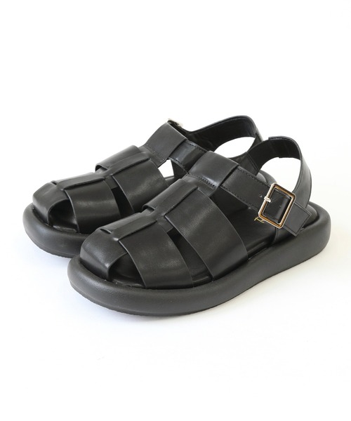 RiiiKa（リーカ）の「【RiiiKa/リーカ】厚底グルカサンダル（サンダル・レディース・アイボリー/ブラック/シルバー/イエロー・S/M/L/LL）」の6枚目の写真