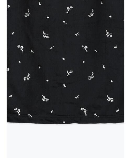 ベロアプリーツ/刺繍アソートナロースカート（スカート）｜Samansa Mos2（サマンサ モスモス）