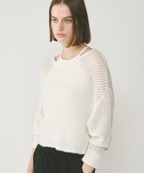 スパンメッシュニットトップ（ニット/セーター）｜Diagram  