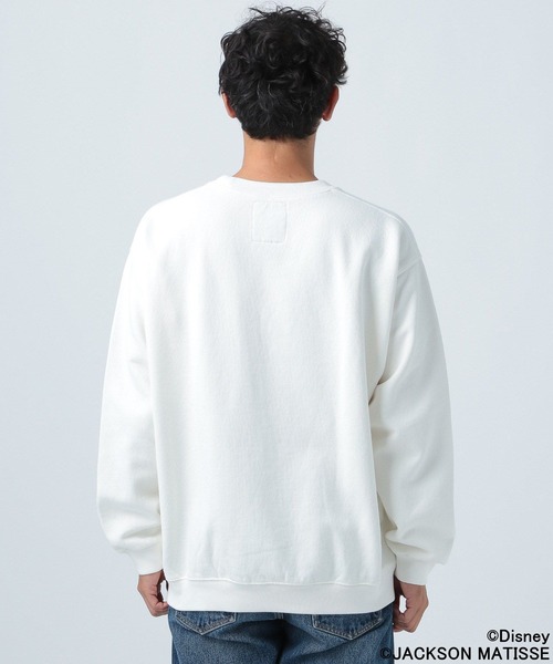 JACKSON MATISSE(ジャクソンマティス)の「【JACKSON MATISSE×BAYFLOW】白雪姫裏起毛スウェット(スウェット・メンズ・ブラック/オフホワイト・MEDIUM/LARGE)」の9枚目の写真