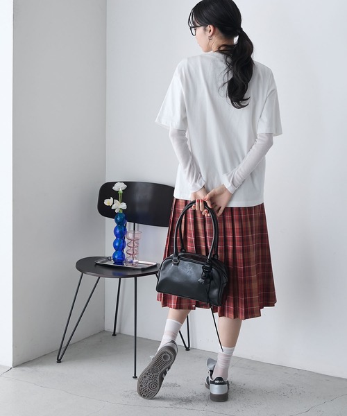 forksy.（フォルクシー）の「【forksy.】ローズチョーカー付き ミニボストンバッグ（ボストンバッグ・レディース・ブラック/ピンク/ホワイト・FREE）」の15枚目の写真