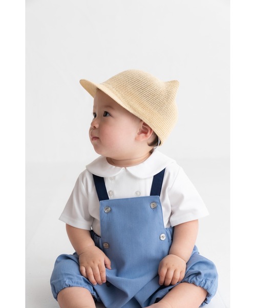 maarook（マルーク）の「綿100％◎スムースセーラー衿Ｔシャツ（Tシャツ/カットソー・キッズ・ホワイト・80ｃｍ/70cm/100cm/90cm/130cm/120cm/110cm）」の9枚目の写真