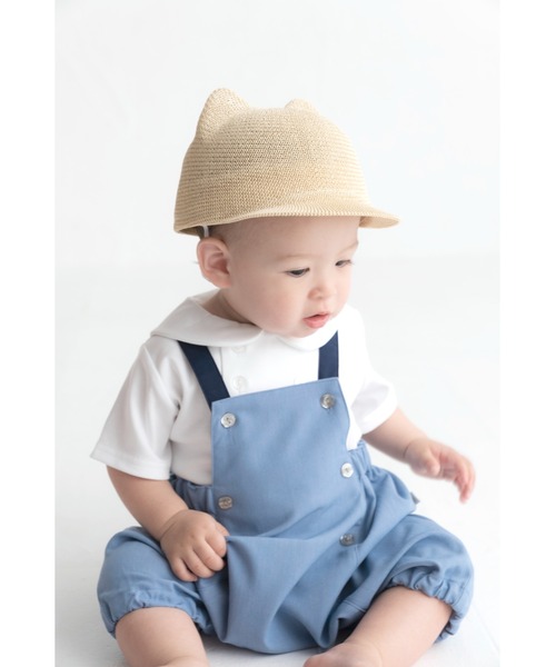 maarook（マルーク）の「綿100％◎スムースセーラー衿Ｔシャツ（Tシャツ/カットソー・キッズ・ホワイト・80ｃｍ/70cm/100cm/90cm/130cm/120cm/110cm）」の10枚目の写真