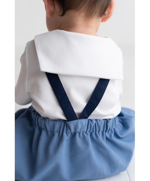 maarook（マルーク）の「綿100％◎スムースセーラー衿Ｔシャツ（Tシャツ/カットソー・キッズ・ホワイト・80ｃｍ/70cm/100cm/90cm/130cm/120cm/110cm）」の13枚目の写真