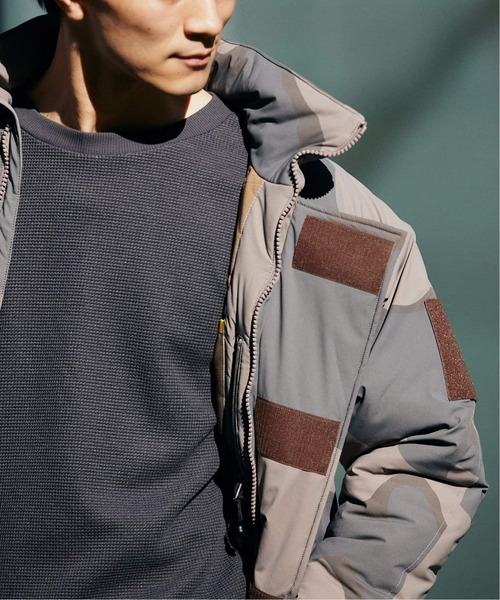 JOURNAL STANDARD relume（ジャーナルスタンダード　レリューム）の「バックブラッシュ ワッフル クルーネック L/S（Tシャツ/カットソー・メンズ・グレー/ベージュ系その他/ホワイト・MEDIUM/SMALL/LARGE）」の17枚目の写真