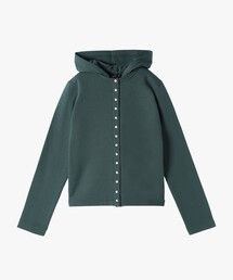 オーガニックコットン メルトン 長袖 カーディガンプレッション "Capuche"