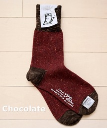 Put on socks（プットオンソックス）の「【Put on socks/プットオンソックス】"Flutter　フラッター　配色 ウール ネップ ソックス（ソックス/靴下）」