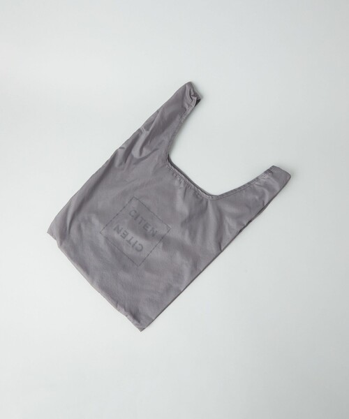 CITEN(シテン)の「<CITEN>CITENクッションチャームエコバッグS(エコバッグ/サブバッグ・レディース・ダークグレー/ベージュ/ライトブルー/ホワイト/オレンジ・FREE)」の3枚目の写真