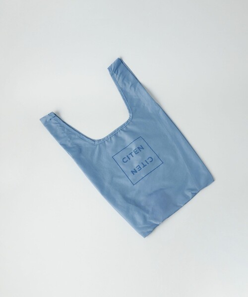 CITEN(シテン)の「<CITEN>CITENクッションチャームエコバッグS(エコバッグ/サブバッグ・レディース・ダークグレー/ベージュ/ライトブルー/ホワイト/オレンジ・FREE)」の4枚目の写真