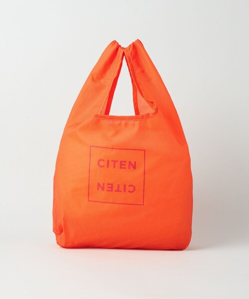 CITEN(シテン)の「<CITEN>CITENクッションチャームエコバッグS(エコバッグ/サブバッグ・レディース・ダークグレー/ベージュ/ライトブルー/ホワイト/オレンジ・FREE)」の16枚目の写真