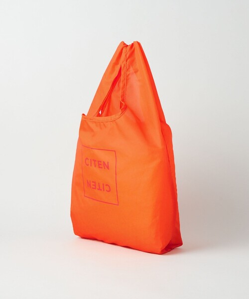 CITEN(シテン)の「<CITEN>CITENクッションチャームエコバッグS(エコバッグ/サブバッグ・レディース・ダークグレー/ベージュ/ライトブルー/ホワイト/オレンジ・FREE)」の15枚目の写真