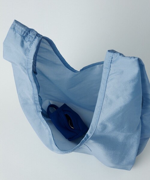 CITEN(シテン)の「<CITEN>CITENクッションチャームエコバッグS(エコバッグ/サブバッグ・レディース・ダークグレー/ベージュ/ライトブルー/ホワイト/オレンジ・FREE)」の8枚目の写真