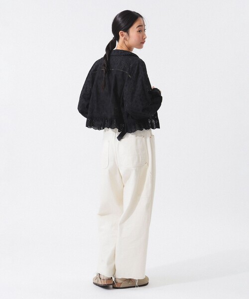 BEAMS BOY（ビームスボーイ）の「カットワーク ショート シャツ