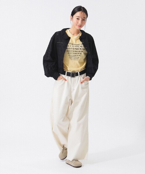 BEAMS BOY（ビームスボーイ）の「カットワーク ショート シャツ