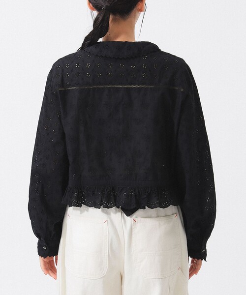 【 BEAMS BOY 】今期新作　カットワーク ショート シャツ BEAMS BOY（ビームスボーイ）の「カットワーク ショート シャツ