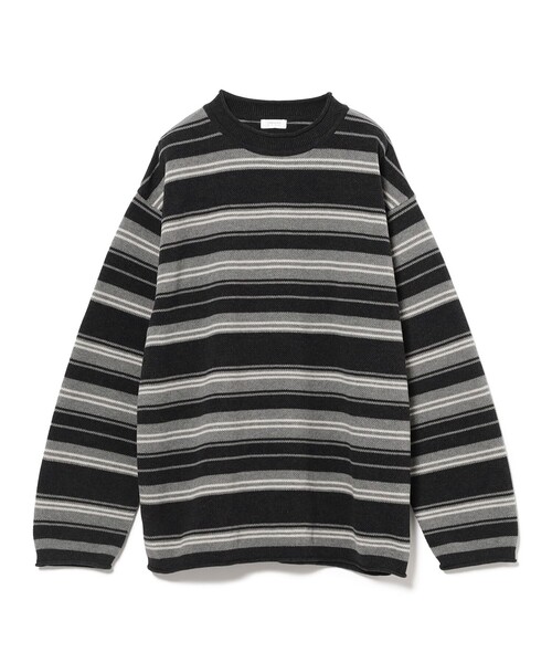 crepuscule（クレプスキュール）の「crepuscule / Light Moss Stitch P/O（Tシャツ/カットソー・メンズ・オレンジ/グレー・XL/M/L）」の2枚目の写真