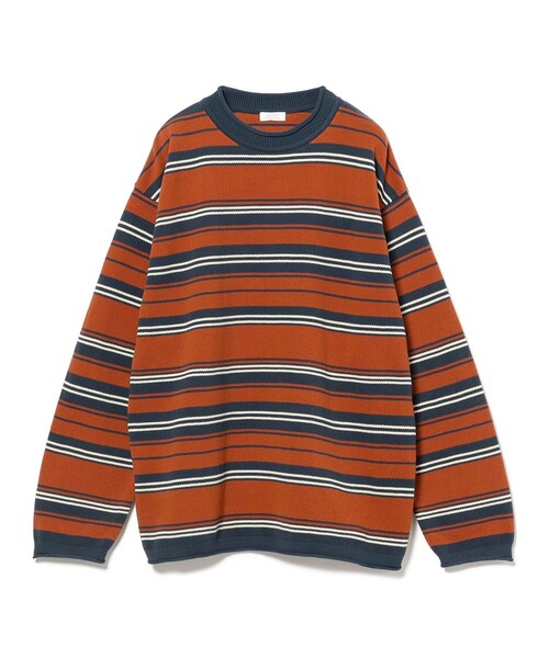 crepuscule（クレプスキュール）の「crepuscule / Light Moss Stitch P/O（Tシャツ/カットソー・メンズ・オレンジ/グレー・XL/M/L）」の10枚目の写真