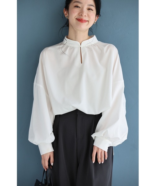 cawaii（カワイイ）の「首・袖のきれいを守る 汚れ防止ブラウス（シャツ/ブラウス・レディース・ホワイト・FREE）」の2枚目の写真