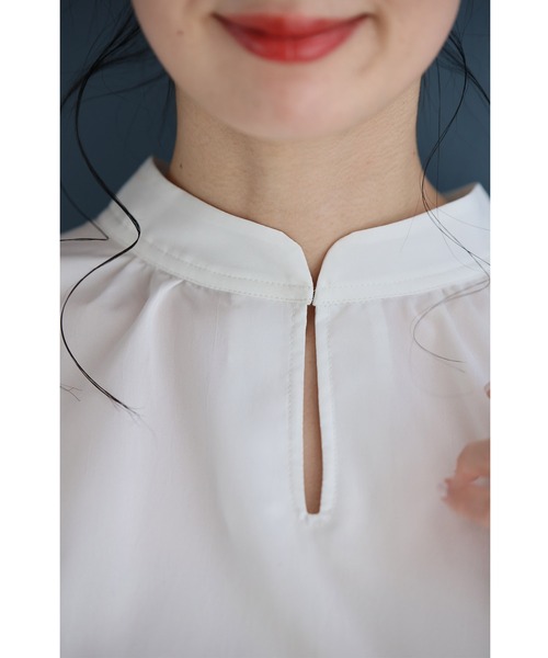 cawaii（カワイイ）の「首・袖のきれいを守る 汚れ防止ブラウス（シャツ/ブラウス・レディース・ホワイト・FREE）」の8枚目の写真