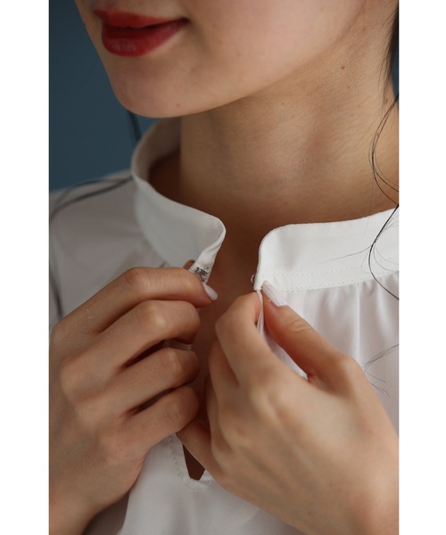 cawaii（カワイイ）の「首・袖のきれいを守る 汚れ防止ブラウス（シャツ/ブラウス・レディース・ホワイト・FREE）」の13枚目の写真