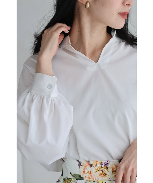 cawaii（カワイイ）の「首・袖のきれいを守る 汚れ防止ブラウス（シャツ/ブラウス・レディース・ホワイト・FREE）」の20枚目の写真
