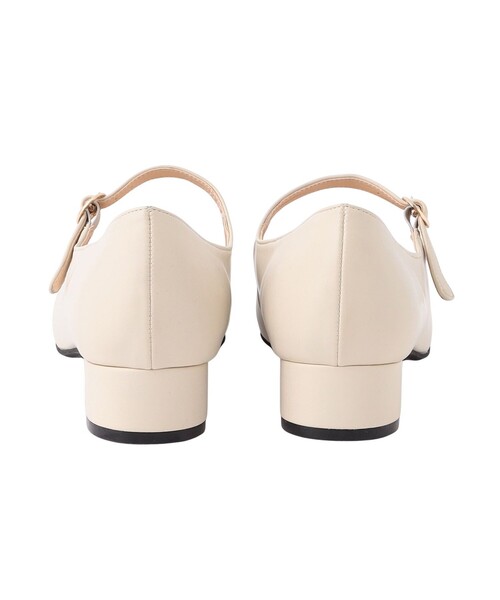 MACKINTOSH PHILOSOPHY（ﾏｯｷﾝﾄｯｼｭ ﾌｨﾛｿﾌｨｰ）の「ラウンドトゥストラップパンプス（パンプス・レディース・ホワイト系その他/ブラック・M/S/L）」の6枚目の写真