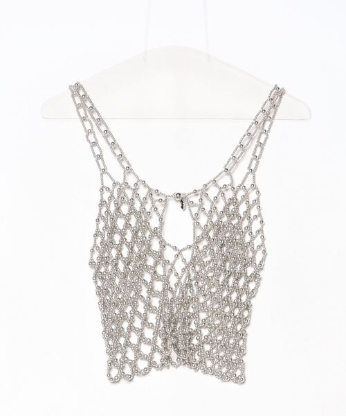 ROSE BUD(ローズバッド)の「METAL BALL BUSTIER(その他トップス・レディース・シルバー・ONE SIZE)」の2枚目の写真