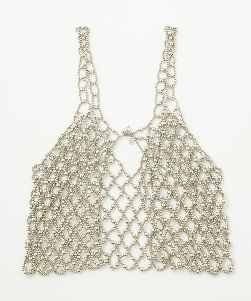 ROSE BUD(ローズバッド)の「METAL BALL BUSTIER(その他トップス・レディース・シルバー・ONE SIZE)」の1枚目の写真