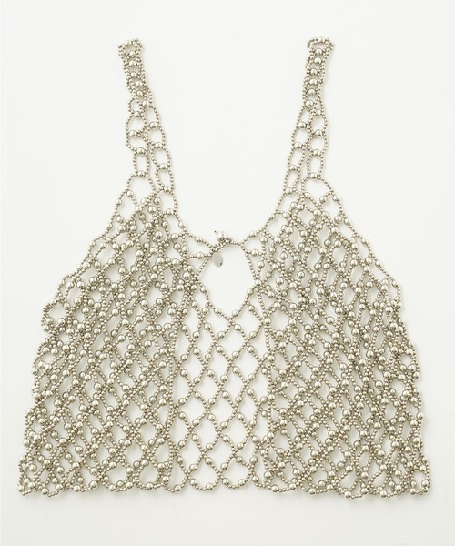 ROSE BUD(ローズバッド)の「METAL BALL BUSTIER(その他トップス・レディース・シルバー・ONE SIZE)」の4枚目の写真