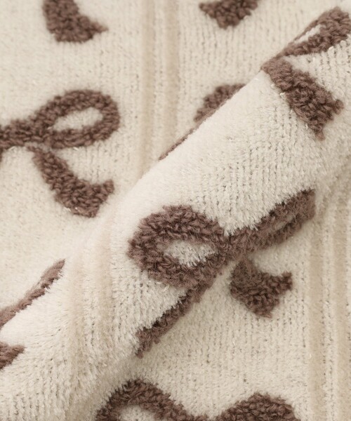 Afternoon Tea（アフタヌーンティー）の「リボンジャカードミニタオル（ハンカチ/ハンドタオル・レディース・アイボリー/ネイビー/ピンク・ONE SIZE）」の7枚目の写真