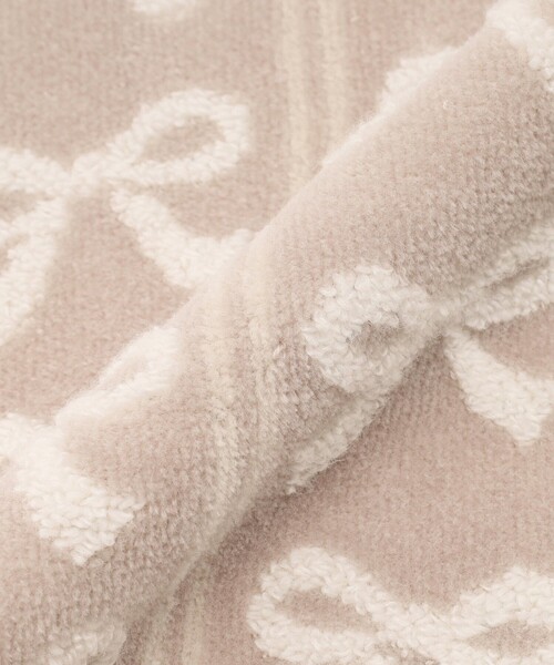 Afternoon Tea（アフタヌーンティー）の「リボンジャカードミニタオル（ハンカチ/ハンドタオル・レディース・アイボリー/ネイビー/ピンク・ONE SIZE）」の11枚目の写真