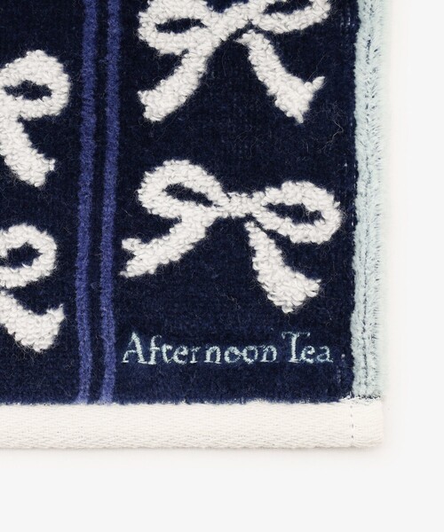 Afternoon Tea（アフタヌーンティー）の「リボンジャカードミニタオル（ハンカチ/ハンドタオル・レディース・アイボリー/ネイビー/ピンク・ONE SIZE）」の13枚目の写真