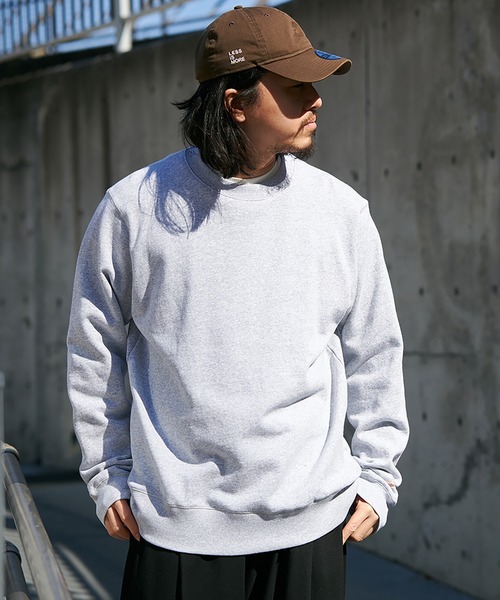 Goodwear（グッドウェア）の「【Goodwear】クルーネックトレーナー（スウェット・メンズ・オフホワイト/グレー/ブラック/チャコール・LL/S/M/L）」の3枚目の写真