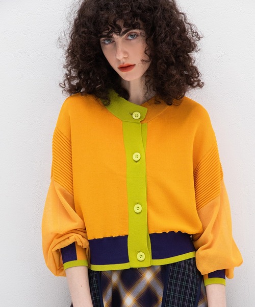 AULA AILA（アウラアイラ）の「チェックキャミソールワンピース（ワンピース・レディース・ブラック/イエロー/ブルー・0）」の14枚目の写真