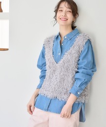 studio CLIP | 着丈選べるフリンジベスト(ベスト)