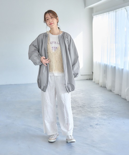 studio CLIP（スタディオクリップ）の「着丈選べるフリンジベスト（ベスト・レディース・グレー/ナチュラル/ベージュ・LARGE/MEDIUM）」の15枚目の写真