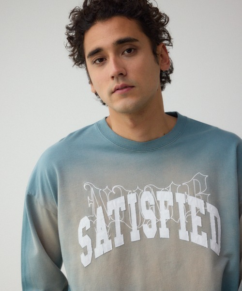 AZUL by moussy（アズールバイマウジー）の「ABEL&CO USA ヴィンテージTシャツ（Tシャツ/カットソー・メンズ・ライトグレー/ライトブルー/ネイビー・FREE）」の3枚目の写真