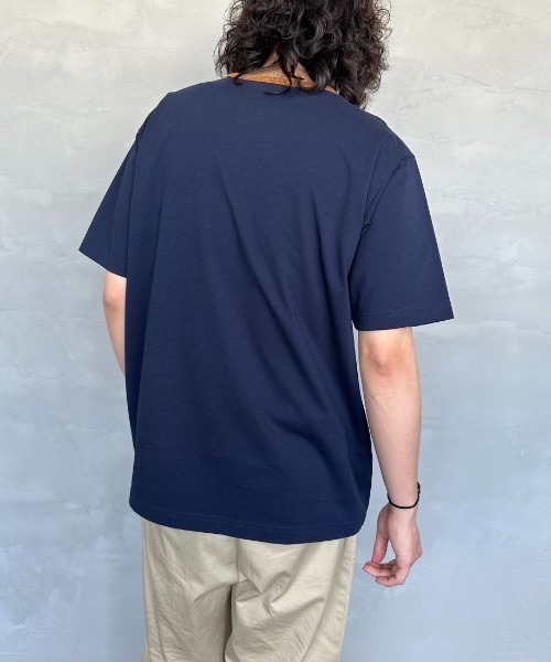 TOWNCRAFT（タウンクラフト）の「[TOWN CRAFT/タウンクラフト・THE FOX/ザフォックス] 別注 ワンポイントロゴワッペン リンガーTシャツ（Tシャツ/カットソー・レディース・ベージュ/ブラック/チャコール/オフホワイト/ライトグレー/ネイビー・L/M/S/XS）」の21枚目の写真