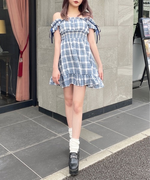 one way 2way肩リボン ミニワンピース 2way肩リボンミニワンピース – PARK by one way（パークバイ